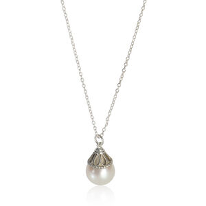 Tiffany & Co. Sterling Silver Pearl Ziegfeld Pendant